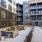 outside courtyard with ample seating and closeness to other amenities
