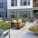 outside courtyard with ample seating and closeness to other amenities