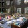outside courtyard with ample seating and closeness to other amenities