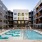 pool with reclining seats