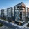exterior rendering of building showing nearby landscaping